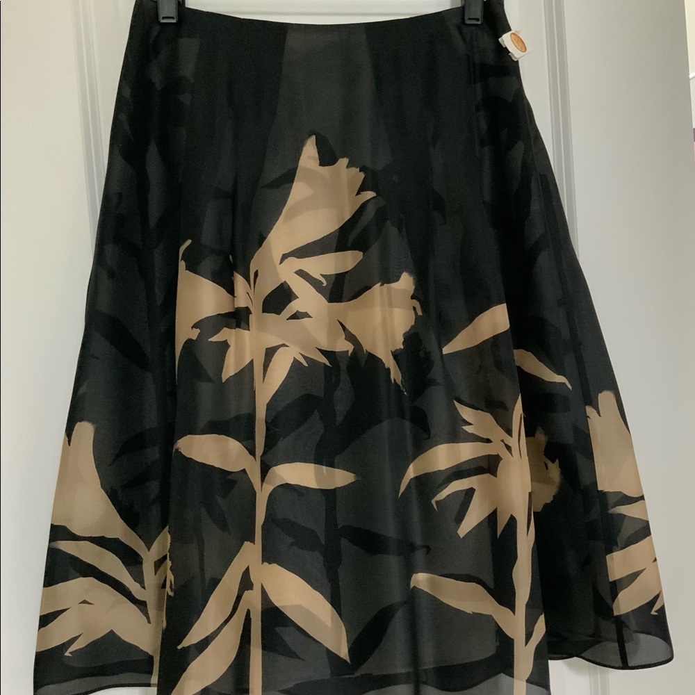 Talbots Vintage Silk Skirt - Picture 2 of 6